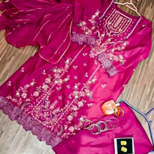 Embroidered suit