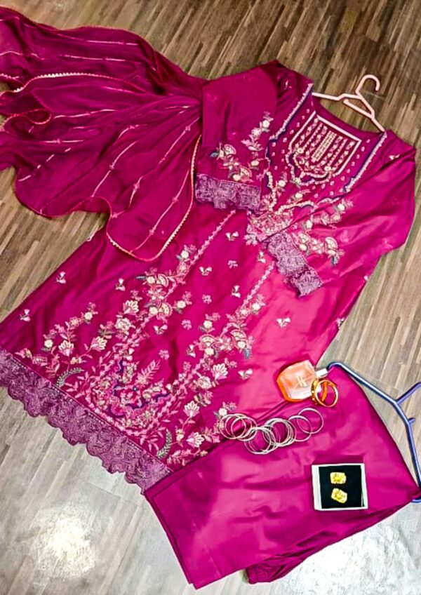 Embroidered suit